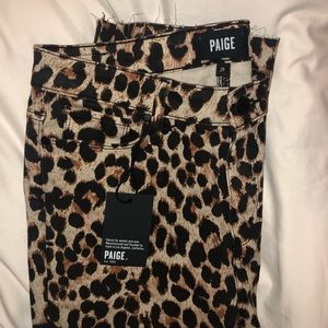 PAIGE denim leopard jeans